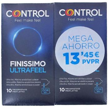 Control Ultrafeel Finissimo Preservativos Duplo Pack 20 unidades