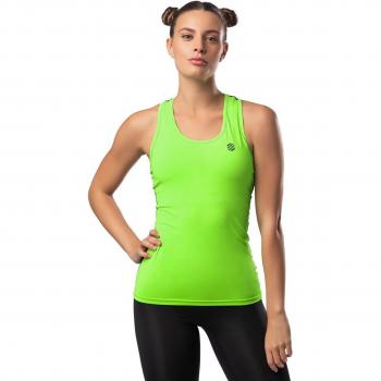 Camiseta Sin Mangas Tropic Amarillo para Mujer Siroko