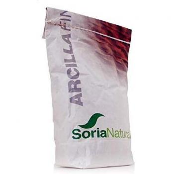 Soria Natural Fine Red Clay 1kg - Absorbent and Purifying, 100% Pure, Fine Texture, Natural Origin