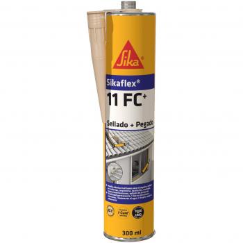 Sikaflex 659705 11 FC+, Adhesivo multiusos y sellador de juntas elástico, Beige, 300ml