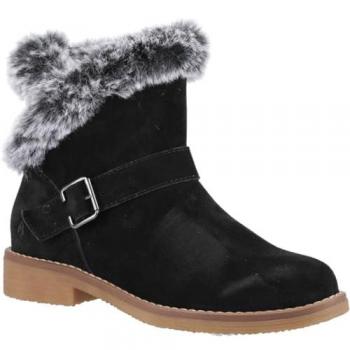 Hush Puppies Women's Hannah Suede Fashion Boot - Black