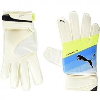 PUMA Guantes de Portero Evopower Grip 3.3 RC, White/Atomic Blue/Safety Yellow, 7, 041226 01