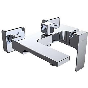 Clever 60125 Grifo de Baño-Ducha Monomando sin Accesorios, Saona Slim, Cromado