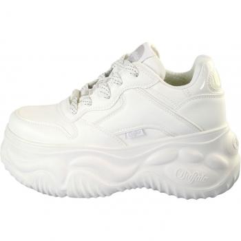 Buffalo Blader One Vegan Nappa Zapatillas con Plataforma para Mujer, Color Blanco, Tallas EU38 y EU40