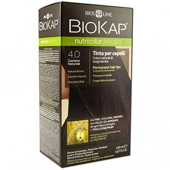 Biokap Nutricolor Delicato 4.0 Brown Gentle Dye - 140 ml Natural Chestnut