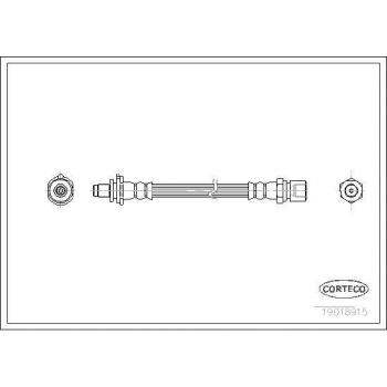 Latiguillo de freno CORTECO 19018915 - Producto: Latiguillo de freno, Marca: CORTECO, Número de referencia: 19018915