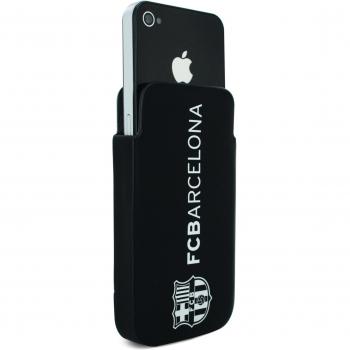 Funda Acolchada Tacto Seda Grabado Plata Apple iPhone 4/4S
