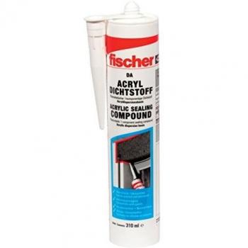 Sellador acrílico DA 310 ml blanco FISCHER