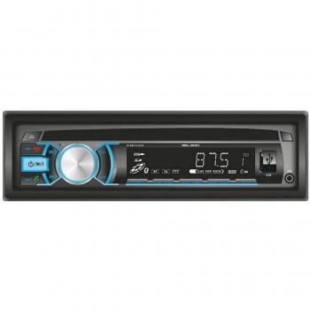Belson BS-12133BTV2 - Radio CD MP3 con RDS FM/AM, puerto USB, lector de tarjetas SD y manos libres Bluetooth, negro