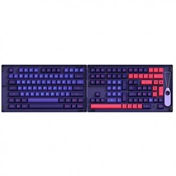 Akko Neon Keycaps 158 Keys ASA Profile PBT Double-Shot, Juego Completo de Teclas para Teclados Mecánicos con Caja de Colección