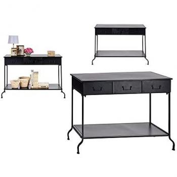 Consola de Metal Negro Gift Decor (43 x 121 x 84,5 cm)