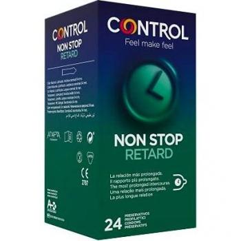 Control Preservativos Retard - Caja de Condones Efecto Retardante, 24 Unidades
