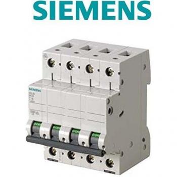 Siemens 5sl6 - Automático magnetotermico 400v 6ka 4 polos c 10a