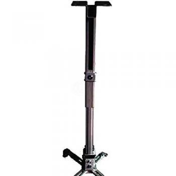 BeMatik - Soporte de proyector para techo 100-180cm ajustable negro