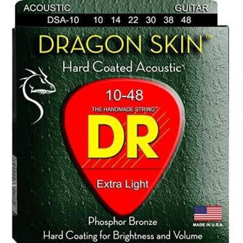 DR Dragon Skin DSA-10 Folk Guitar Strings 010-048