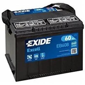Batería de arranque Exide EB558 55Ah 12V para coches estadounidenses