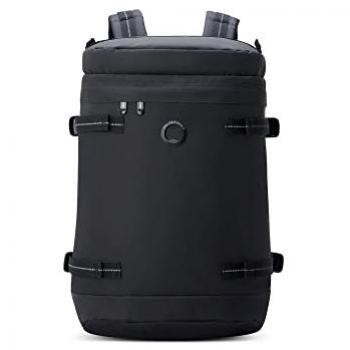 Delsey Raspail 47 cm Laptop Backpack - Unisex Black Rucksack
