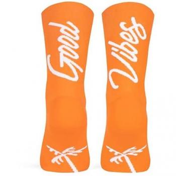 Calcetines Pacific & Co Good Vibes Naranja 37-41 Unisex Tricotado