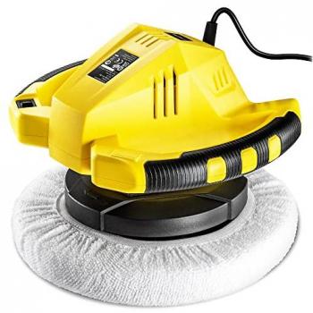 TROTEC Pulidora excéntrica PPOS 10-120 - Pulidora Amoladora Set para pulir coches, barcos y suelos, potente motor de 120 W con alto rendimiento constante