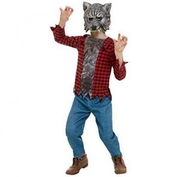 Smiffys 50789S - Disfraz de hombre lobo para niño, talla S, color rojo