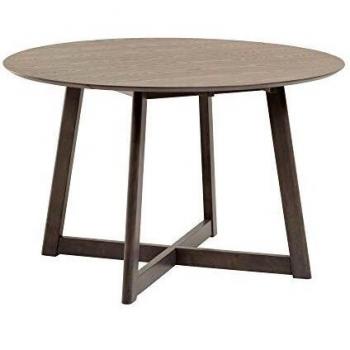 Kave Home - Mesa redonda extensible Maryse 70