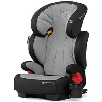 Kinderkraft Silla Coche Isofix UNITY, Niños Grupo 2/3, de 15 a 36 Kg, Gris