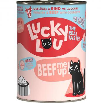 Lucky Lou Adult 24 x 400 g - Aves de corral y vacuno