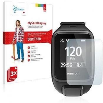 3x Vikuiti MySafeDisplay Protector de Pantalla DQCT130 de 3M para TomTom Spark