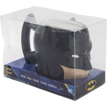 Taza Batman 3D Cara Licencia Oficial 385 Ml