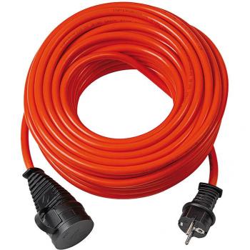 Alargador eléctrico Brennenstuhl 25M Naranja IP44, 3x1.5 mm², resistente al agua, ideal para uso en exteriores
