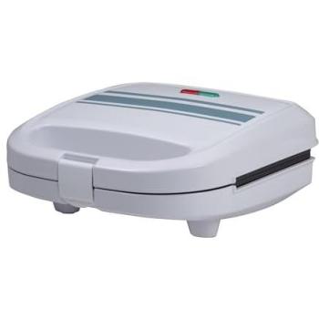 Sandwichera Eléctrica Bergner Noia 750W con Revestimiento Antiadherente, Mango de Tacto Frío y Termostato Ajustable