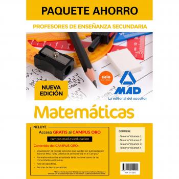 Paquete Ahorro Matemáticas Cuerpo de Profesores de Enseñanza Secundaria