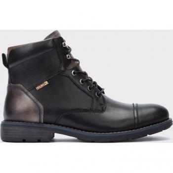 Pikolinos YORK M2M-8170 Botín Plano de Piel para Hombre con Plantilla Acolchada y Extraíble en Color Negro