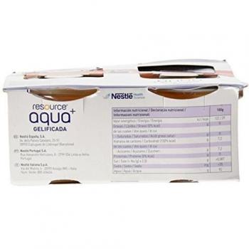 Meritene Resource Aqua+ Gelificada Melocoton 4Tarrinas - 500 gr
