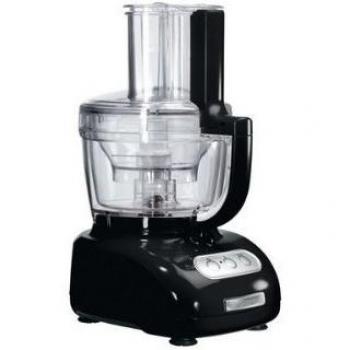 KitchenAid 5KFPM775OB - Robot de cocina, con capacidad del tazón de 2.8 l, 650 W, 21.1 x 26.7 x 40.9 cm, color negro