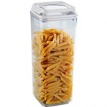 WENKO Bote de almacenamiento Turin 1,70 l - Bote de almacenamiento, recipiente para guardar alimentos frescos, hermético Capacidad: 1.7 l, Poliestireno, 10 x 25.5 x 10 cm