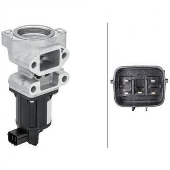 Válvula EGR HELLA 6NU 014 864-701 - eléctrico - 5 polos - con junta