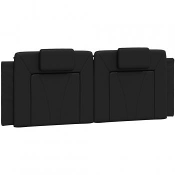 vidaXL Black Faux Leather Headboard Cushion 60.2 (153 cm)