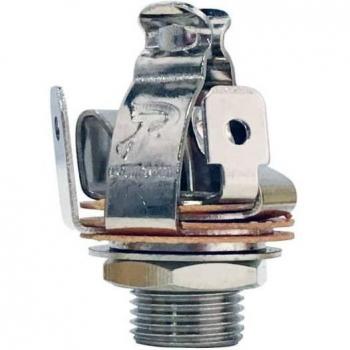 Pure Tone Nickel Stereo Output Jack for Guitar