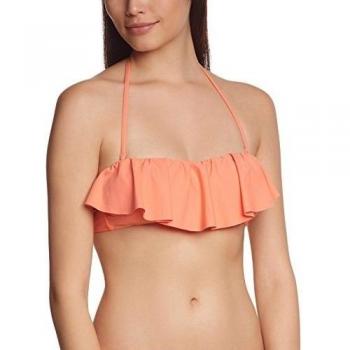 O'Neill Bikini Oberteil PW M&M Solid Ruffle Top - Parte de arriba de bikini para mujer, color multicolor, talla 0