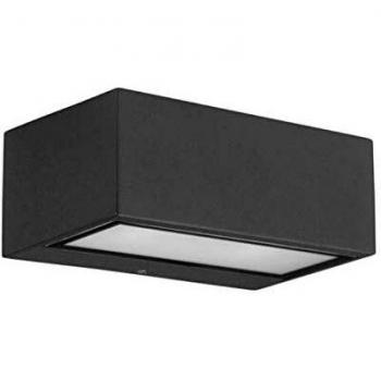 Aplique LEDS·C4 IP66 Nemesis de Aluminio 70x170mm R7S 100W Gris Urbano 1498Lm