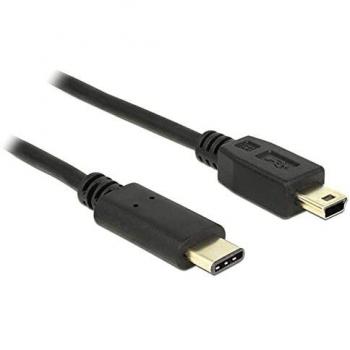 Cable USB 2.0 Tipo C a Mini-B Macho 2 m Negro