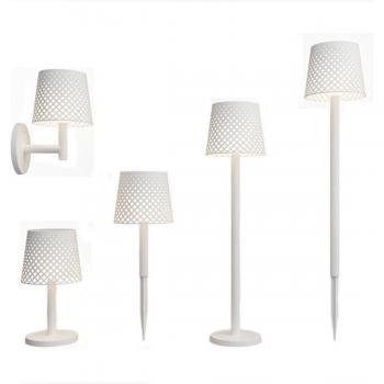 New Garden Greta 5 en 1 Baliza Lámpara Solar LED Portátil Modular Automática/Manual Exterior Interior Decoración Jardín Salón Negocio Luz Cálida 3000K Varios Colores