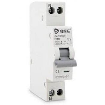 GSC - Interruptor automático Estrecho DPN 1P+N 10A 0403669 000403669