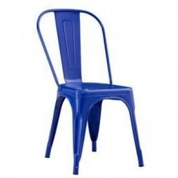 Silla Industrial Strong Thinia Home Azul 84,5X45x51 Cm