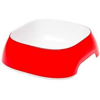 Ferplast Glam – Cuenco, tamaño Mediano, Color Rojo