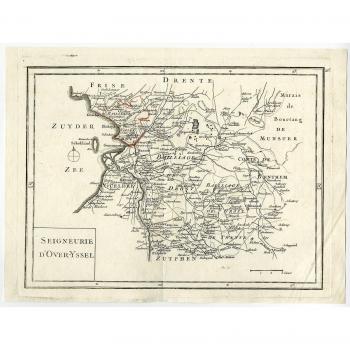 Antiguo print-overijssel-drente-zutphen-deventer-zwolle-le rouge-1756