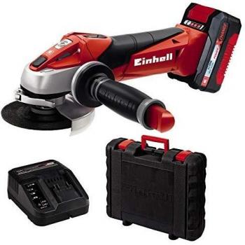 Einhell TE-AG 18/115 Li Kit Power X Change - Amoladora inalámbrica a batería