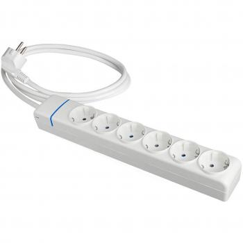 Regleta Prolongadora de Enchufes con 6 Tomas y Cable de 1,5 m Solera 8016p