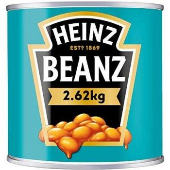 Heinz Original Baked Beans in Tomato Sauce, Large Catering Tin Can, 2.62kg (Pack of 2) & Disney Mickey Mouse Toastie/Sandwich Maker - Brand New Sealed Gift